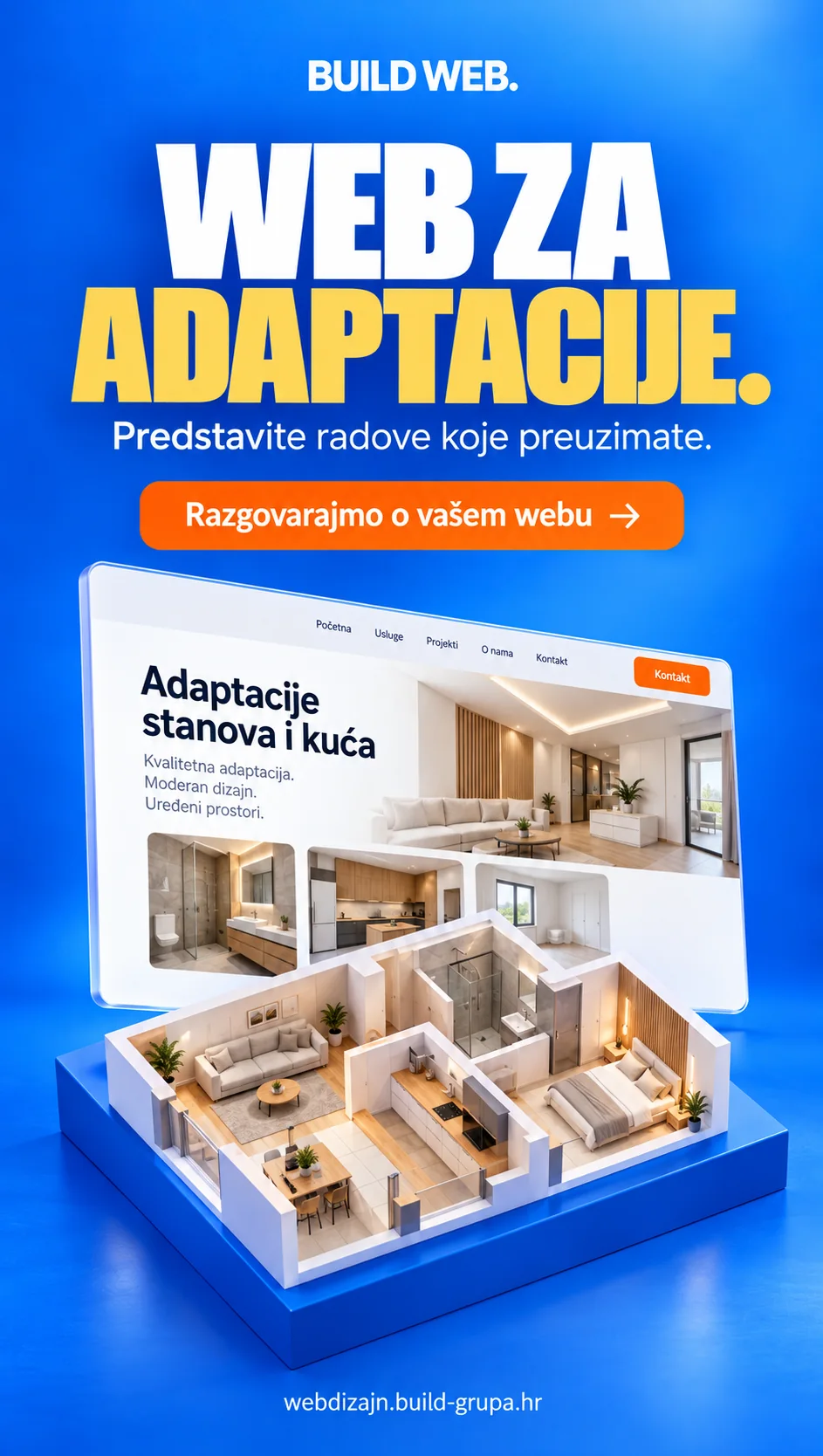BUILD Web vizual za branšu: adaptacije